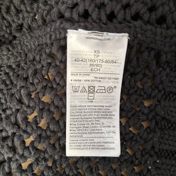 Banana Republic Morgan Cotton Cardigan in Black - Picture 7 of 9